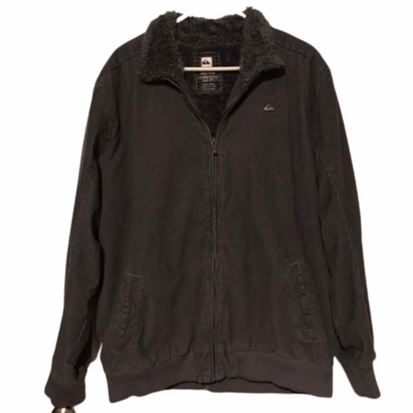 Quiksilver Jackets & Coats Quicksilver Corduroy Sherpa Jacket Mens Xl Poshmark